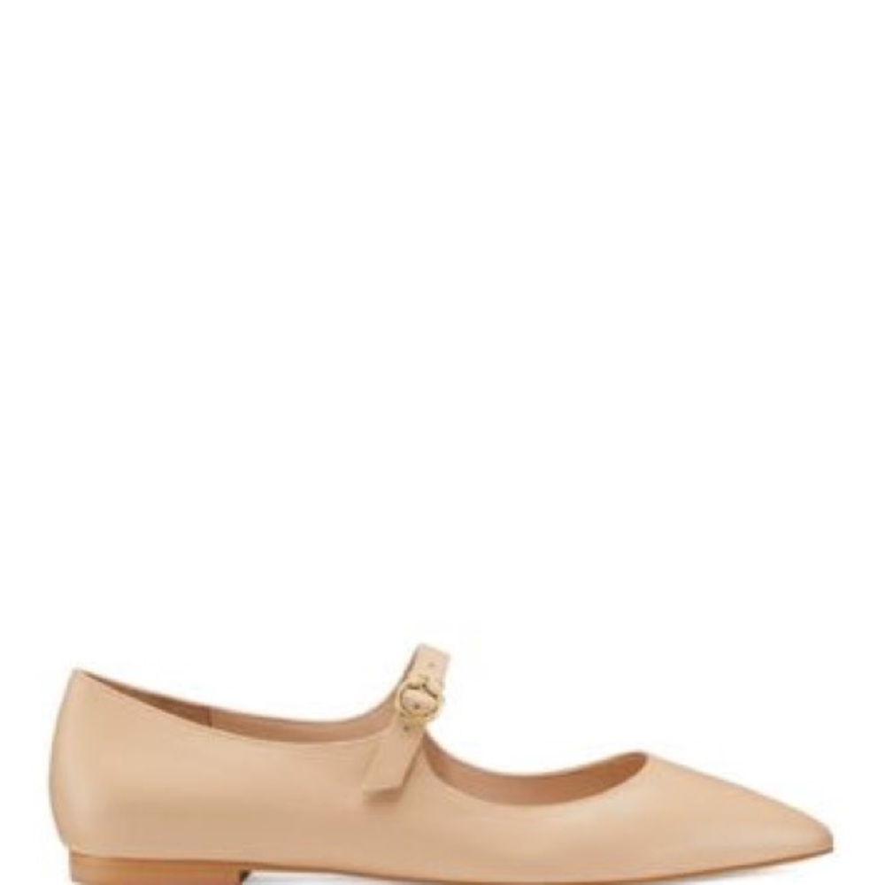 Stuart Weitzman PEARLRING MARY JANE FLAT